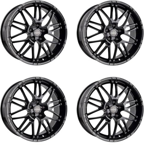 4x Oxigin Felgen 14 Oxrock 8.5x19 ET40 5x120 black kompatibel mit VW Amarok Bus T5 Bus T6 Touareg