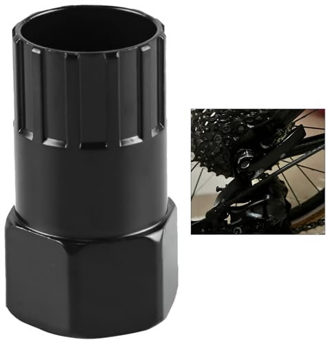 Quwem Freewheel Cassette Removal Tool,Bike Cassette Removal Tools for Ebike Bicycle Freewheel Lockring Tool Compatible with Shimano Sunrace Maintenance Mountain Road Bike