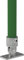 Fenau | Variable-Stütze/Gelenk-Fuss, Ø 26,9 mm, Rohrverbinder, Boden-Flansch, Temperguss galvanisiert, feuerverzinkt, inkl. Schrauben