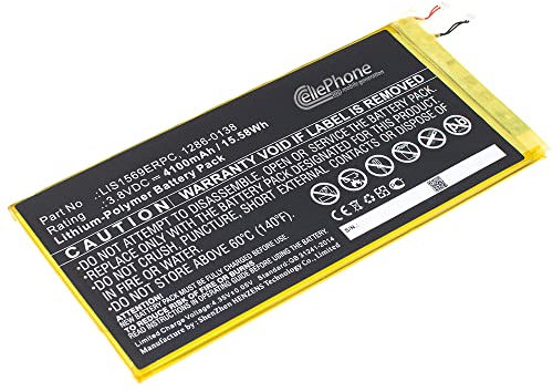 cellePhone Akku Li-Polymer kompatibel mit Sony Xperia Tablet Z3 Compact (Ersatz für LIS1569ERPC) - 4100mAh