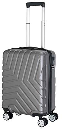 Laguna Beach - Toscana Hartschalenkoffer Handgepäck Trolley Rollkoffer Reisekoffer TSA Schloss (M)