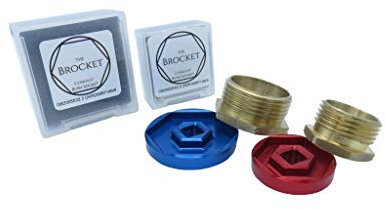 Brocket Conduit Bush Socket Set 20mm & 25mm Aluminium. (Made in The UK)
