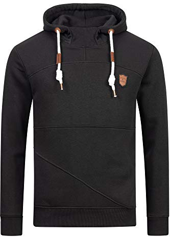 Indicode Herren Meza Kapuzenpullover Sweatshirt Hoodie aus Baumwollmix