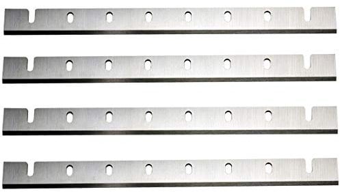HSS Planer Blades for DW733 12-1/2-Inch (DW7332) Heat Treated, Double Sided HSS Planer Knives Replace DeWalt DW 7332, Set of 4 Replacement