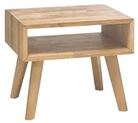 Froschkönig24 Jaca Nachttisch Massivholz, Eiche Bianco, geölt