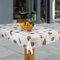 laro Wachstuch-Tischdecke Abwaschbar Garten-Tischdecke Wachstischdecke PVC Plastik-Tischdecken Eckig Meterware Wasserabweisend Abwischbar, Muster:Provence - Lavendelkorb, Größe:110x160
