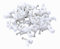 GEFOM 202203 50 Cavaliers para Cable Plano, Color Blanco