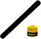 ZRZ Protector Pala de Padel Transparente Rugoso Pack de Protectores + Overgrip Wilson Pro - Cinta Protectora Funda Pala de Padel Multigranulada Silicona Resistente (1 Negro + Over Amarillo)