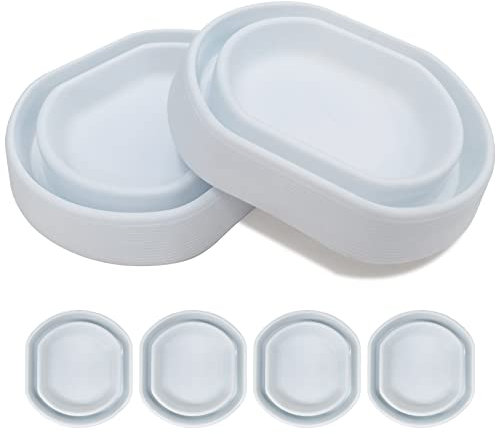 Bed Bug Interceptors | Bed Bug Interceptor Traps | Insect Trap, Monitor, and Detector for Bed Legs (White - 4 pcs)