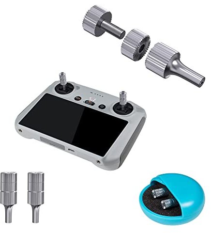 Fututech 10mm Joystick in Lega di Alluminio per DJI RC Design Ergonomico Antiscivolo Alta Precisione Accessori Telecomando