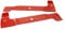 SECURA Jeu de lames (high-lift) compatible avec Stiga SC 8414B Tracteur de pelouse