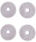 ECOVACS Waschbare Wischpads, für DEEBOT X1 OMNI/X1e OMNI/X2 OMNI/X2 COMBO/X1 TURBO/T10 TURBO/ T20 OMNI, 4 Stück/Box, Originalzubehör, Grau