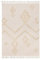 AVANTEX Teppich Makramee, Schlaf- und Wohnzimmerteppich im Boho Style, getufteter Teppich mit Quasten – 100% Baumwolle – ca. 120 x 180 cm, beige