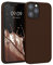kwmobile Case Compatible with Apple iPhone 12 / iPhone 12 Pro Case - TPU Silicone Phone Cover with Soft Finish - Chocolate