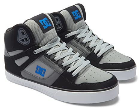 DC Shoes Herren Pure High-top Wc Sneaker, Black Grey Blue, 44.5 EU