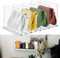 5pcs Closet Shelf Dividers, Adjustable Plastic Transparent Handbag Purse Bag Clothes Divider Shelf Clear Removable Shelf Separators for Bedroom Kitchen Cabinets Shelf Storage
