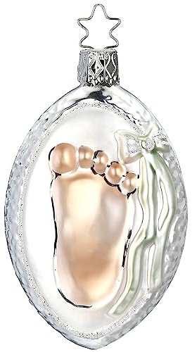 Inge-glas Babys Fußabdruck, 9 cm