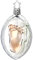 Inge-glas Babys Fußabdruck, 9 cm