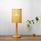 GUANSHAN Handgefertigte Rattan-Tischlampe, Nachtlicht, Wabi-Sabi-Stil, Rattan-Nachttischlampe mit Holzsockel, Tischleuchte, dekorative Tischbeleuchtung für Schlafzimmer, Wohnzimmer, Stil 2