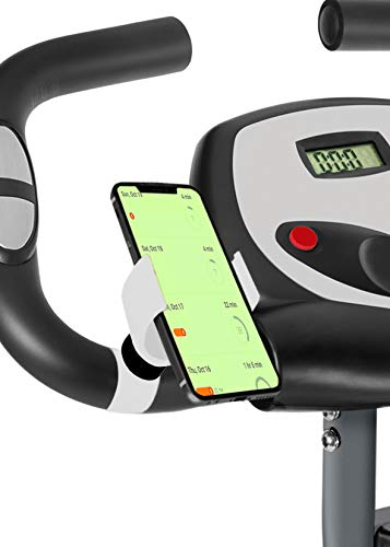 Turnaroundtech Soporte movil Bicicleta estatica Universal valido para Smartphones de hasta 7.5 de Pantalla Blanco