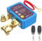 Drahtloser Ferngesteuerter Auto Trennschalter, 12V 240A Batterie Trennschalter,Batterie Kill Switch Anti-Diebstahl,Automatischer Ausschalter,Auto Trennrelais für Auto,RV,ATV,LKW,Boot