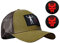 ZXRSJBL Herren- und Damen- Seal Team Taktischer Baseballmütze mit Druckknopfverschluss, Dehnbare Mütze zum Laufen/Fischen + runder Aufnäher. (SAS Khaki,L)