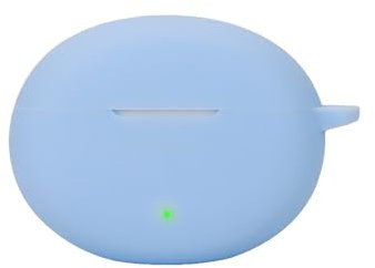 FTRONGRT Case Compatible with OnePlus Nord Buds 3 Pro, Anti-Scratch, Shockproof, Silicone Case Compatible with OnePlus Nord Buds 3 Pro Bluetooth Earphone.Sky Blue