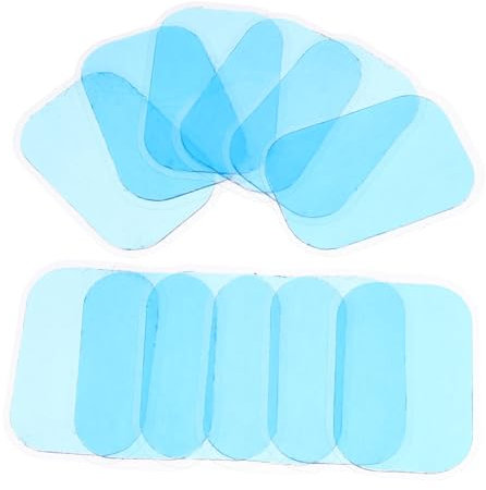 HONMEET 50 Stück Smarter Fitness-patch Haushalts-ab-gürtel-patch Massage-gel-pad Tragbarer Bauchstimulator Ab-stimulator Für Den Täglichen Gebrauch Bauchtrainer-pad Transparenter Gelkleber