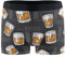 ZZKKO Sous-vêtement pour homme, verres à whisky, glaçons pour homme, tailles S à XXL, multicolore, S