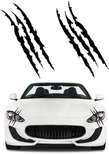 Flaconi Adesivo per auto,Adesivi per auto,Adesivi per auto esterni,Adatto per la maggior parte degli adesivi per auto e camion (nero)