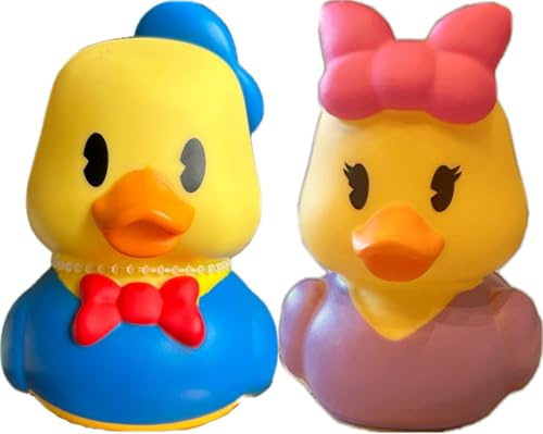 Just Play Gummienten – Duckalooz, Donald und Daisy Duck, Badespielzeug