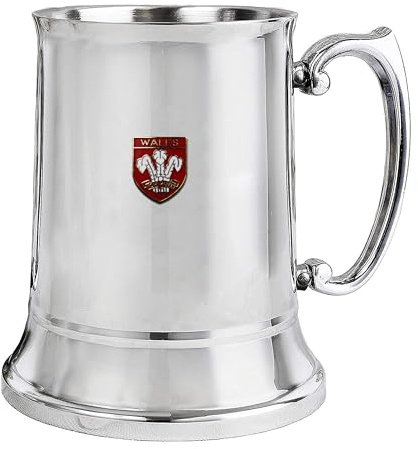 Knight Wales Rugby Stainless Steel Tankard