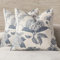 Foindtower Dekorative Kissenbezüge mit Blumenmuster im Vintage-Stil, neutraler Akzent, Bauernhaus, Boho, Heimdekoration für Sofa, Stuhl, Couch, Schlafzimmer, Wohnzimmer, Outdoor, 50,8 x 50,8 cm, Blau,