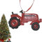 Traktor Weihnachtsbaumschmuck - Traktor Ornamente für den Hausgarten | Weihnachtsbaum Traktor Ornament | Weihnachten Traktor Harz Anhänger für Bauernhaus Weihnachtsdekoration