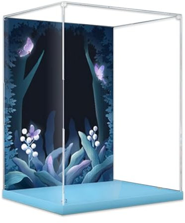 Acrylic Display Case for Lego 10311 Orchid Model,Clear Dustproof Display Box Protect and Showcase Your Building Block Set.(Only Display Box )