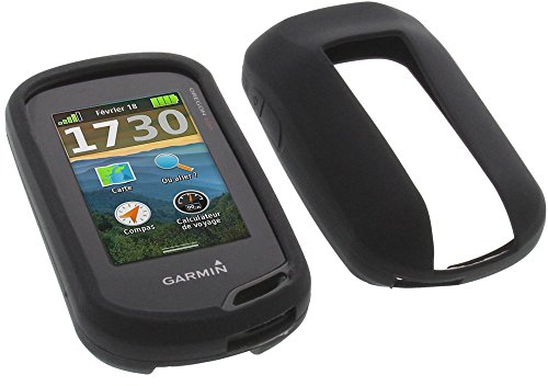 foto-kontor Tasche kompatibel mit Garmin Oregon 600 Oregon 600t Schutzhülle Silikon Case Schutz Hülle schwarz