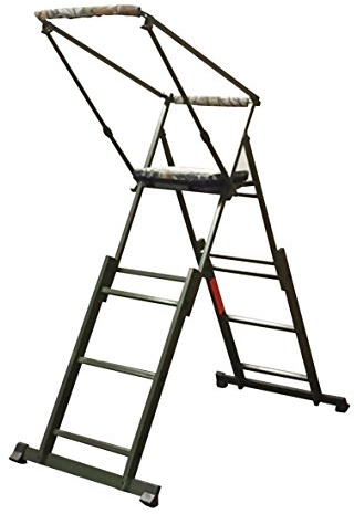 Berger & Schröter Berger + Schröter Herren Aluminium Ansitzstuhl mit Verlängerung (31772) Sitz, Olivgrün, XL