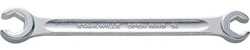 STAHLWILLE Doppelringschlüssel 24, 19 x 22mm L230mm, mit Doppel-6-Kant