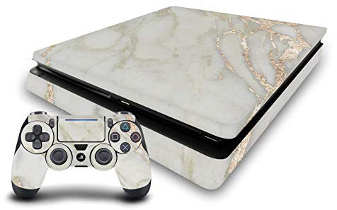 Head Case Designs Offizielle Nature Magick Gold Kunst Mix Vinyl Haut Gaming Aufkleber Abziehbild Abdeckung kompatibel mit Sony PlayStation 4 PS4 Slim Console and DualShock 4 Controller