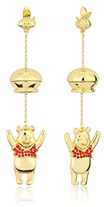 Disney Couture Kingdom Winnie the Pooh Gold-Plated Honey Pot Earrings