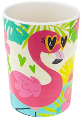 Personalisierter Kinderbecher Flamingo