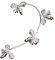 Ohrringe Geschenkbox Geschenkclips Zirkon für Mädchen Schmuck klein ohne frische Ohrringe Ohr für Mädchen das Ohr durchbohrt ist Ohrringe Tropfen Ohrringe (B-B, One Size)