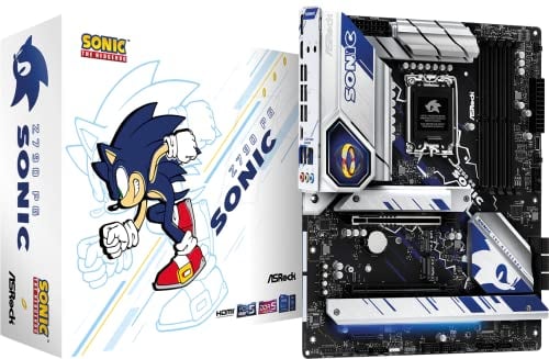 ASRock Z790 PG SONIC, Intel Z790, 1700, ATX, 4 DDR5, HDMI, DP, 2.5G LAN, PCIe5, RGB, 5x M.2, Animated Sonic Ring
