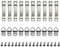 Ruidee 100 Stück Bilderhaken Set, Bilderrahmen Aufhänger, Prismatische Aufhänger, Gezackte Aufhänger, Dreieck Ring Aufhänger(Silber/XKZ)