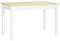 HOMCOM Mesa de Comedor para 4-6 Personas Mesa de Cocina Rectangular Estilo Moderno con Tablero de Melamina de Madera Carga 50 kg Roble y Blanco