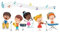 adrium Acryl-Bild 90 x 50 cm: Lustige kleine Kinder, die Musik machen (141104434)