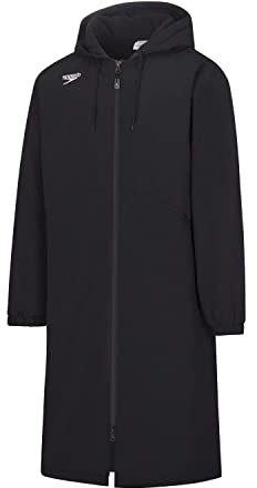 Speedo Standard Parka Jacket Fleece Lined Colors, 2.0 Team Black, Large