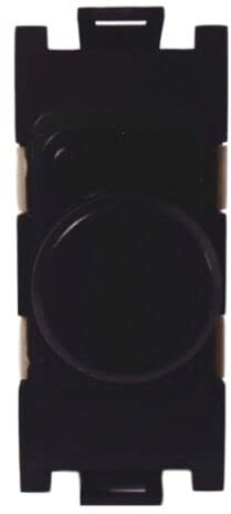 Deta G3526BK LED Grid Dimmer Switch Module 2 Way 250 Watt - Black
