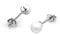 Perlenohrringe 4mm Ohrringe Silber 925 für Damen Perlen Ohrringe 925 Silber