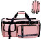 LONHCHI Sporttasche Damen Reisetasche Damen Herren Groß Sporttasche mit Schuhfach&Nassfach Damen Herren Gym Bag 65L Travel Bag Schwimmtasche Übernachtung Weekender für Reisen,Sport, Fitness (Rosa)